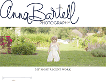 Tablet Screenshot of annabartellphotography.com